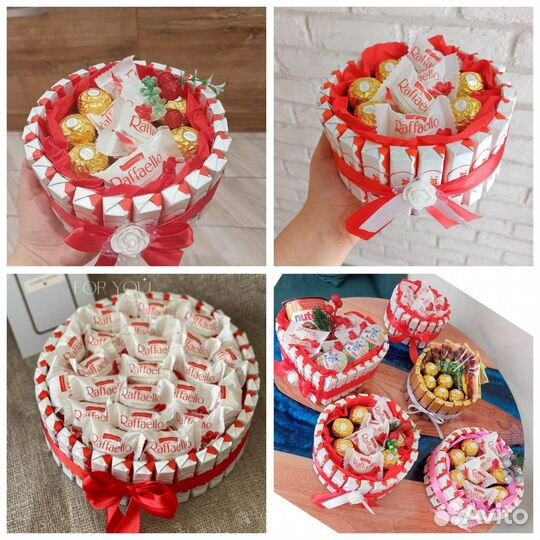 Сладкие букеты из конфет