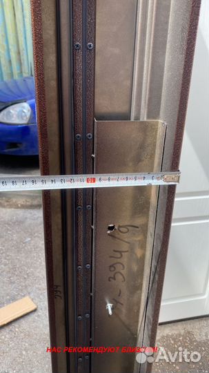 Тёплая дверь металлическая с бесплатной установкой