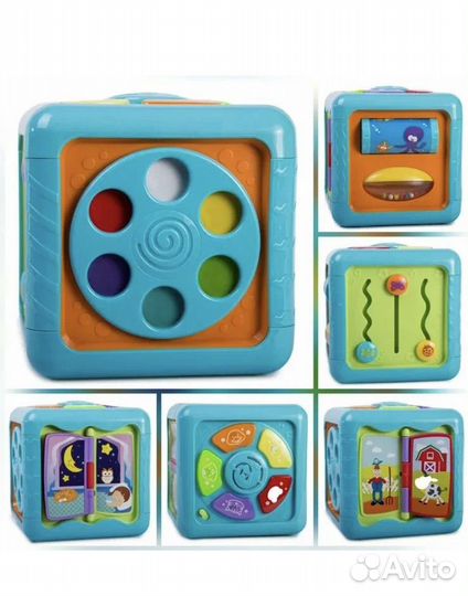 Развивающий куб baby go со светом и музыкой