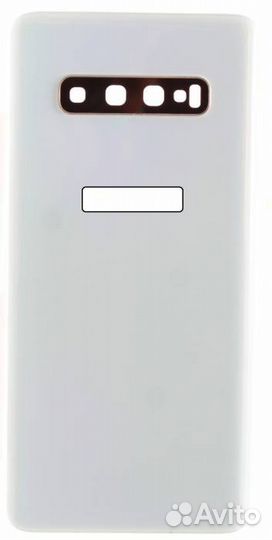 Задняя крышка для Samsung G975F (S10+) Белая (со с