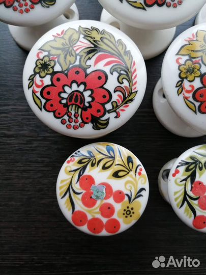 Винтажные фарфоровые дверные ручки СССР