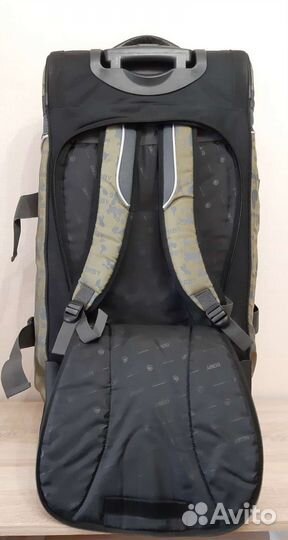 Дорожная сумка-рюкзак на колесах камуфляж 100 литр