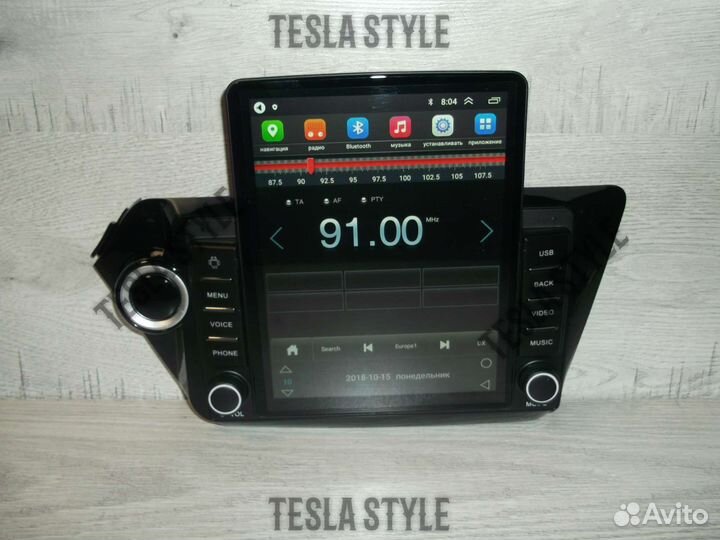 Магнитола Kia Rio 3 Tesla Android GPS WiFi