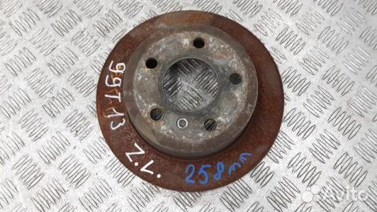 Диск тормозной задний mercedes benz B-class W245