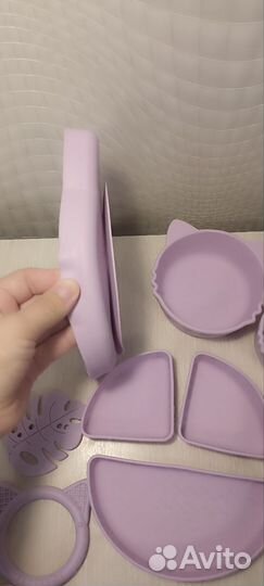 Детская посуда для кормления силиконовая