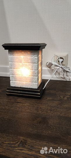 Декоративный светильник из морской соли Сольфея