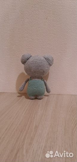 Игрушка вязаная Коала ручная работа