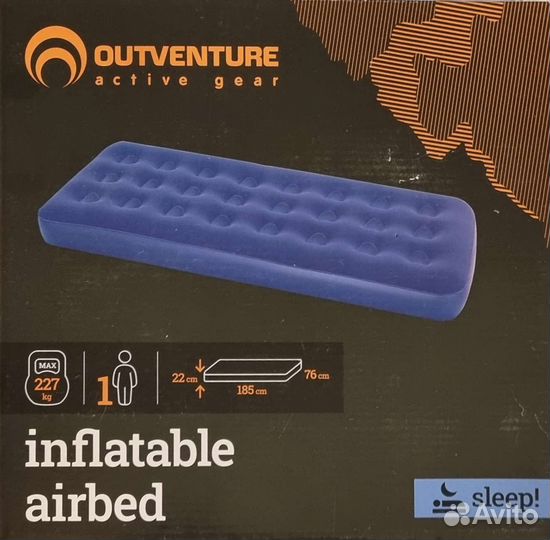 Надувной матрас новый Outventure