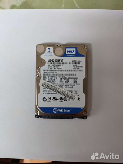 Жесткий диск 2.5 WD blue 320gb