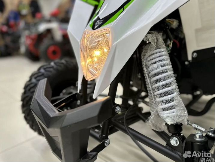 Детский квадроцикл Motax Gekkon 90 куб. зелёный