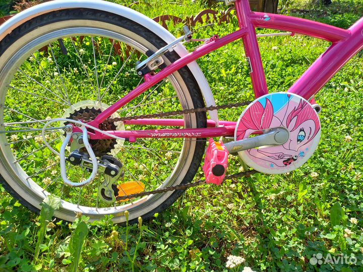 Велосипед подростковый розового цвета btwin б.у