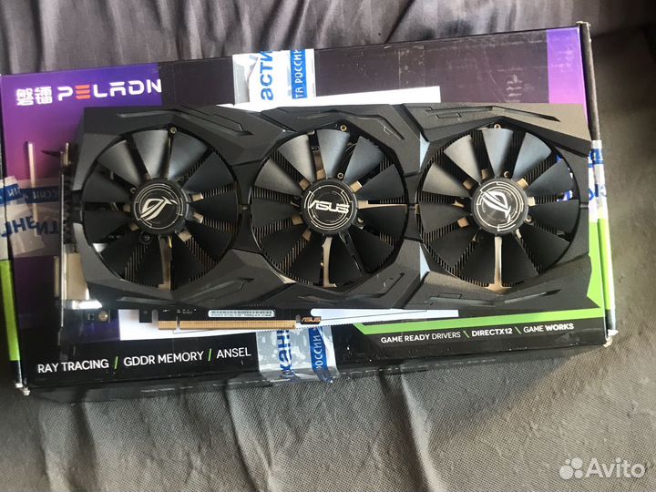 Видеокарта gtx 1070 rog strix