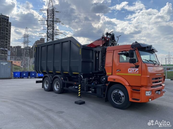 КАМАЗ 65115-3094-48 с КМУ, 2024