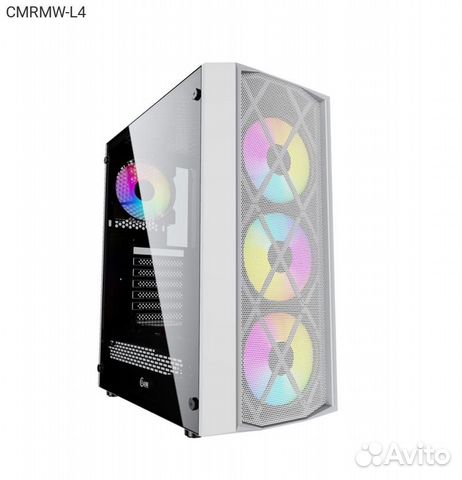 Корпус Powercase Rhombus X4 Miditower Без бп Белый