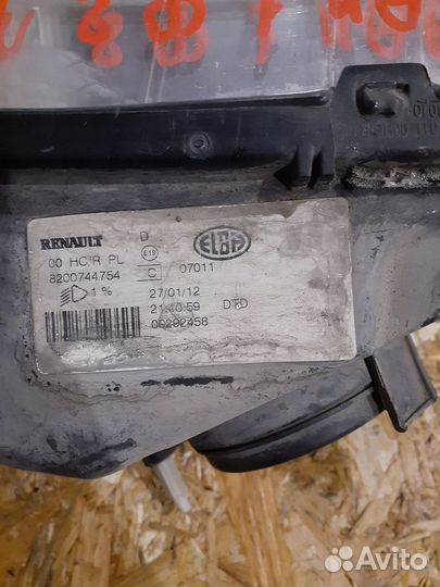 Renault Logan 1 фаза 2 фара правая