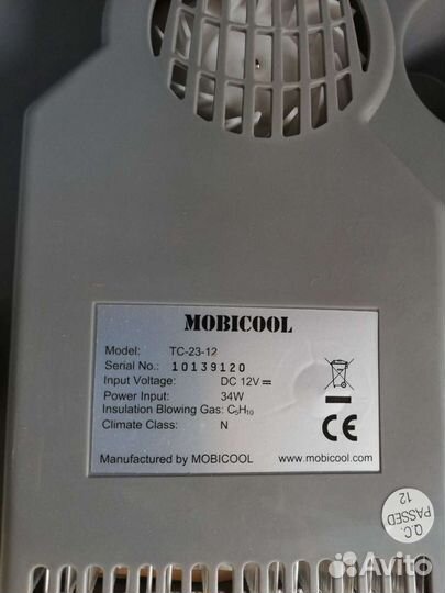 Автохолодильник mobicool TC-23 12V