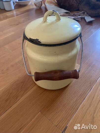 Эмалированная посуда бидон кружка СССР