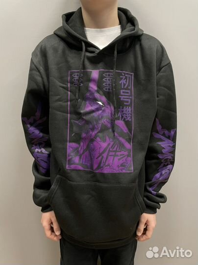 Толстовка с принтом из аниме