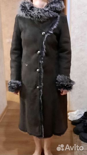 Женская кожаная дубленка