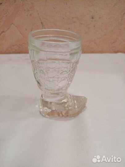 Хрустальная рюмка, сапожок СССР