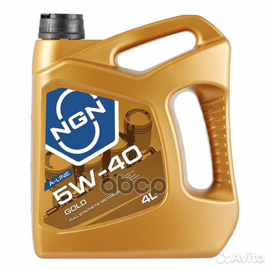5W-40 gold A-line SN/CF 4л (синт. мотор. масло)