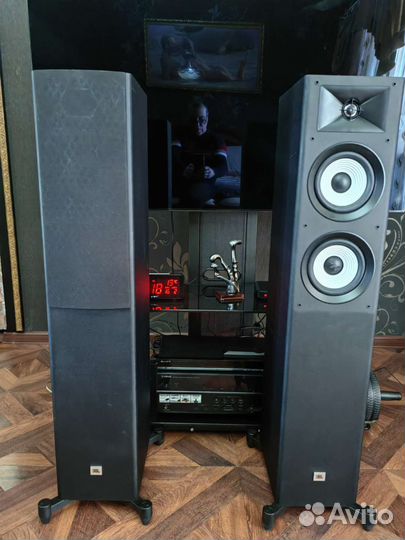 Акустические колонки, ресиверы, тв, двд