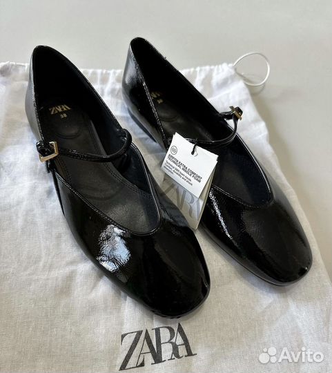 Балетки черные Zara р-р 37-41