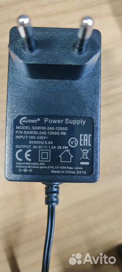 Блок питания 24v 1.2A новый