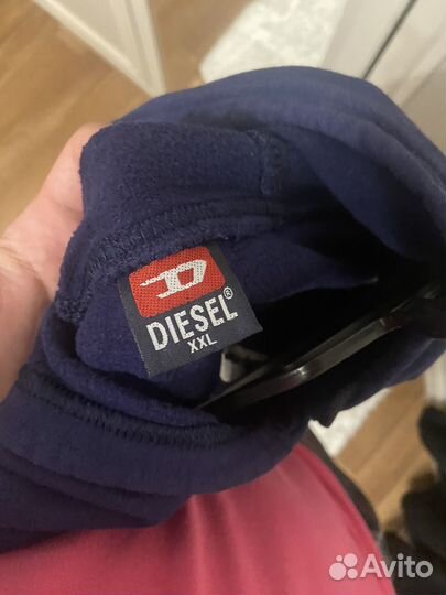 Худи diesel с лого на спине y2k