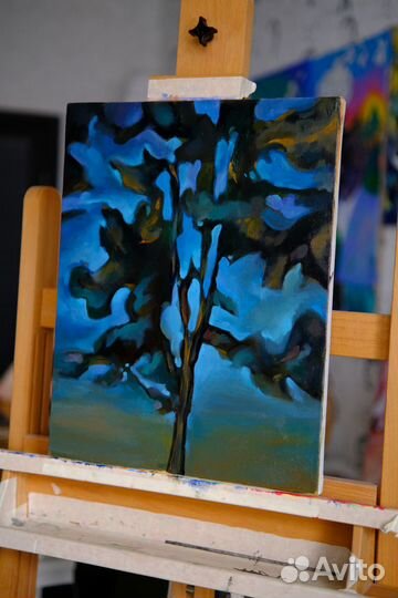 Картина маслом на холсте пейзаж (в наличии)