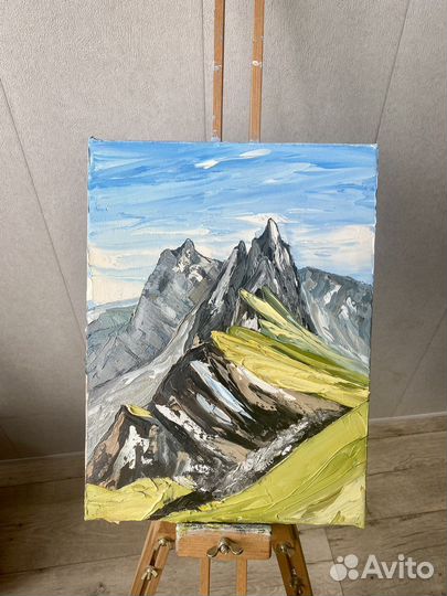 Картина маслом на холсте 