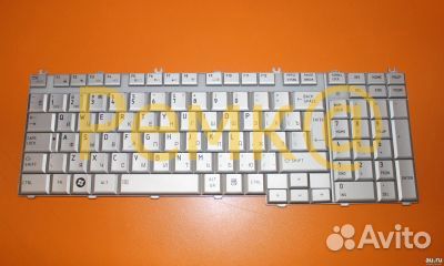 Клавиатура для ноутбука Toshiba P200 серебро