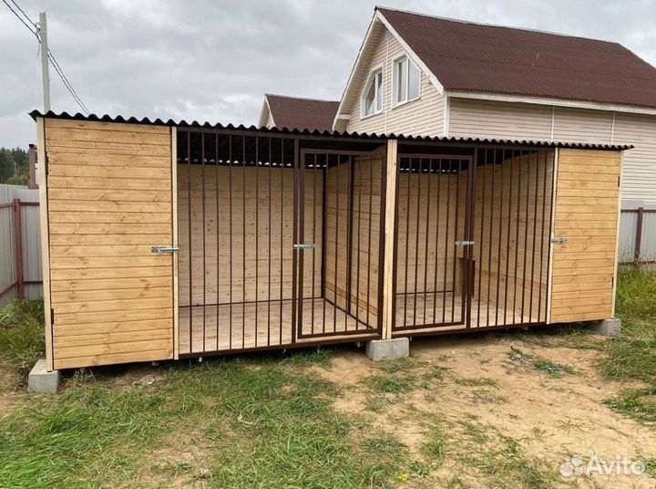 Вольер для собак под ключ