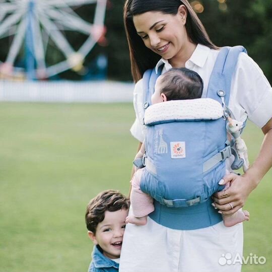 Эргорюкзак-переноска ErgoBaby 360 с жирафом