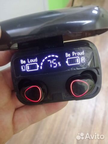 Беспроводные наушники m10 м10 вакуумные