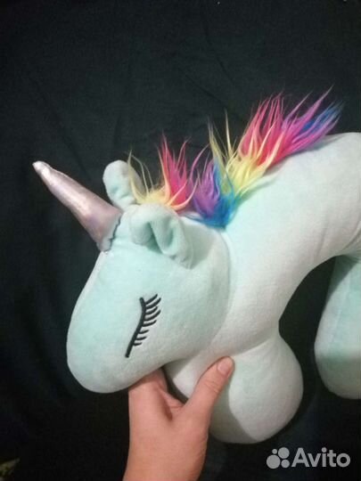 Дорожная подушка Единорог