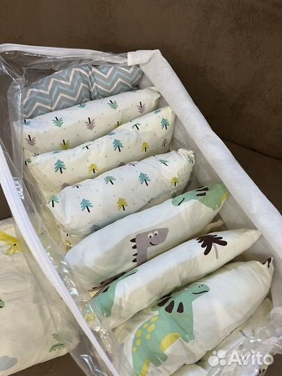 Бортики в детскую кроватку