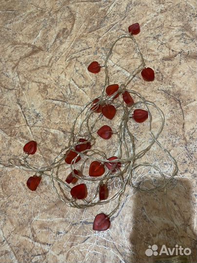 Гирлянда сердечки