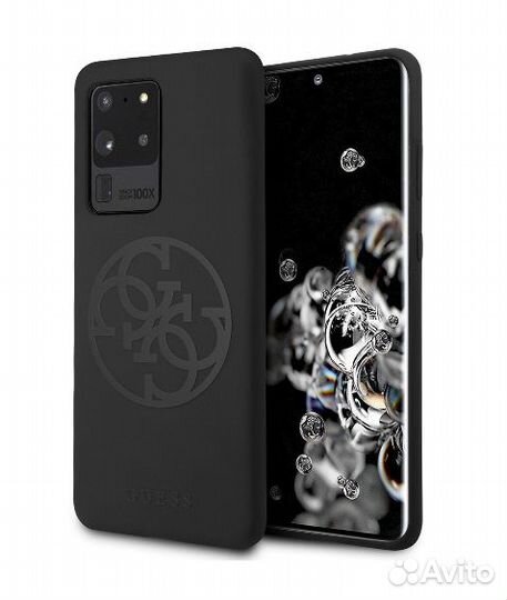 Чехол Guess для Samsung Galaxy S20 Ultra (черный)