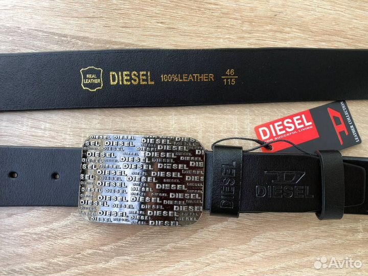 Ремень мужской Diesel кожаный. Новый