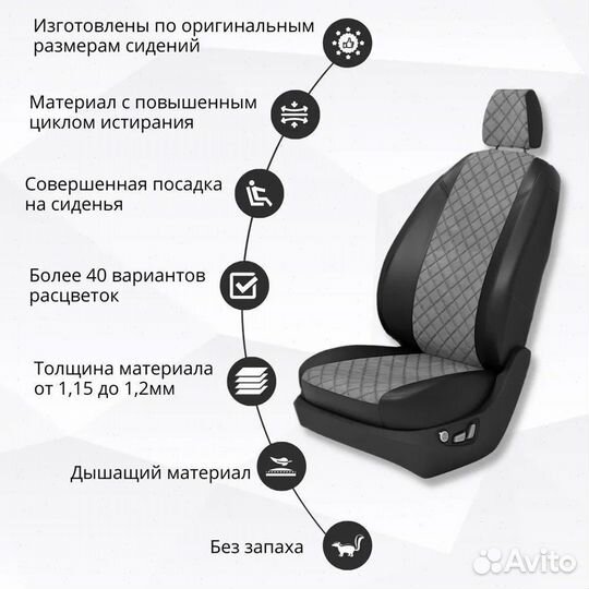 Авточехлы новые