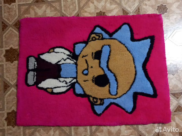 Коврик. Рик и Морти. Самодельная работа