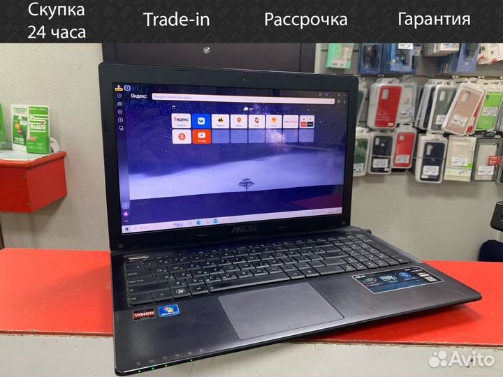 Ноутбук asus AMD A6-4400M
