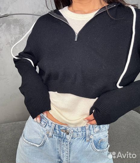 Кофта обманка женская