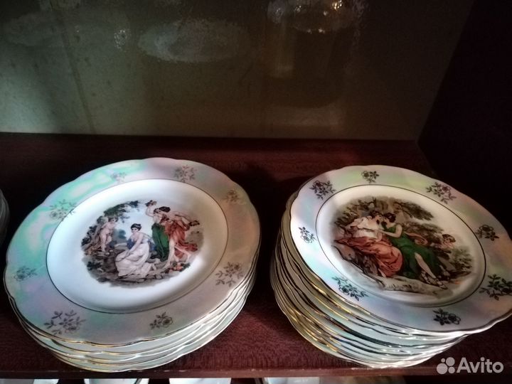 Тарелки Мадонна ГДР, разные, сервиз