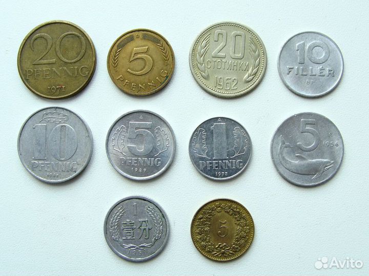 Монеты зарубежные