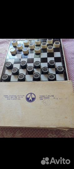 Шашки магнитные СССР