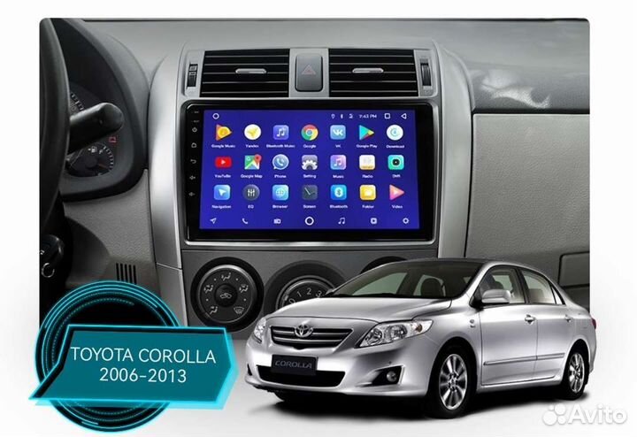 Магнитола Toyota Corolla 2006-2013