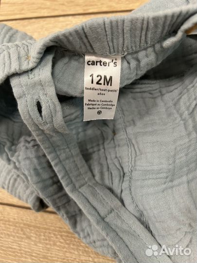 Комбинезон муслин carters 80, 12 мес