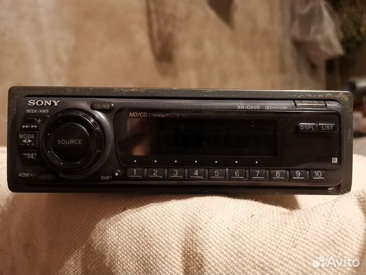 Автомагнитола Sony XR-C550 с колонками